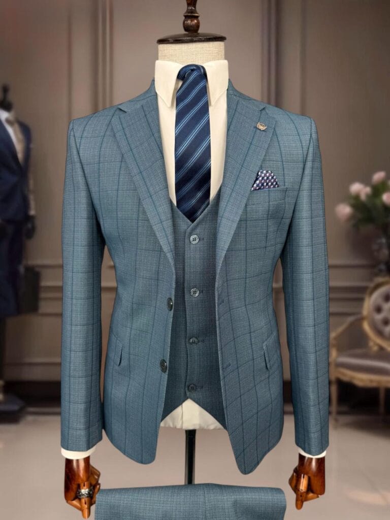 Skyborne Executive 3-Piece Suit by Nairobi Grooms – Light Tone Official Suit for Men