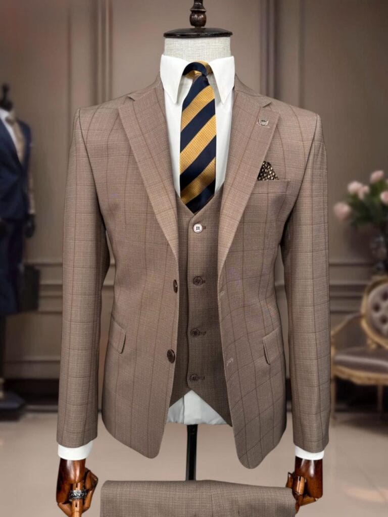 Terra Forte 3-Piece Official Suit by Nairobi Grooms – Earth Tone Executive Suit