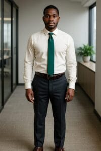 Opulent Horizon Shirt by Nairobi Grooms – Cream/Champagne Official Shirt for Men