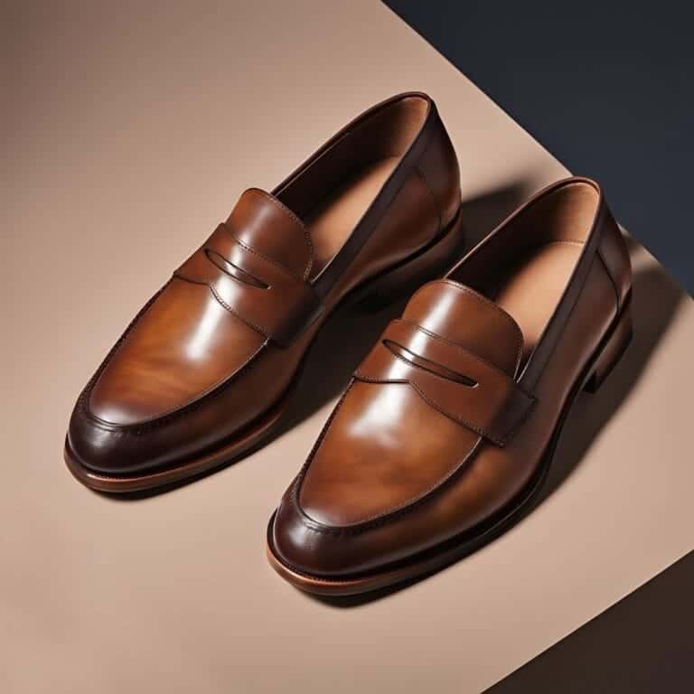 Regal Chestnut Penny Loafers premium brown leather men’s loafers by Nairobi Grooms