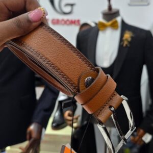 TAN LEATHER BELT